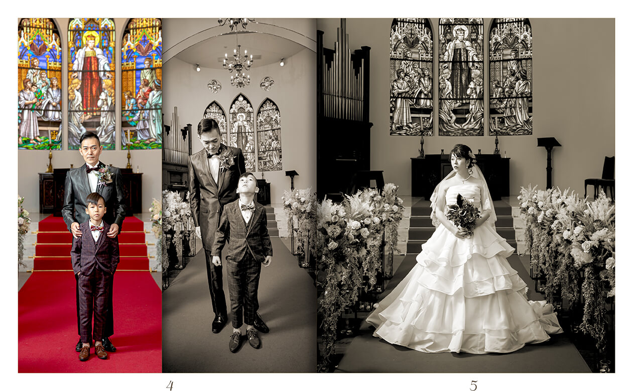 5～6ページ マリーゴールド・ガーデンヒルズ フォトウエディング アルバム