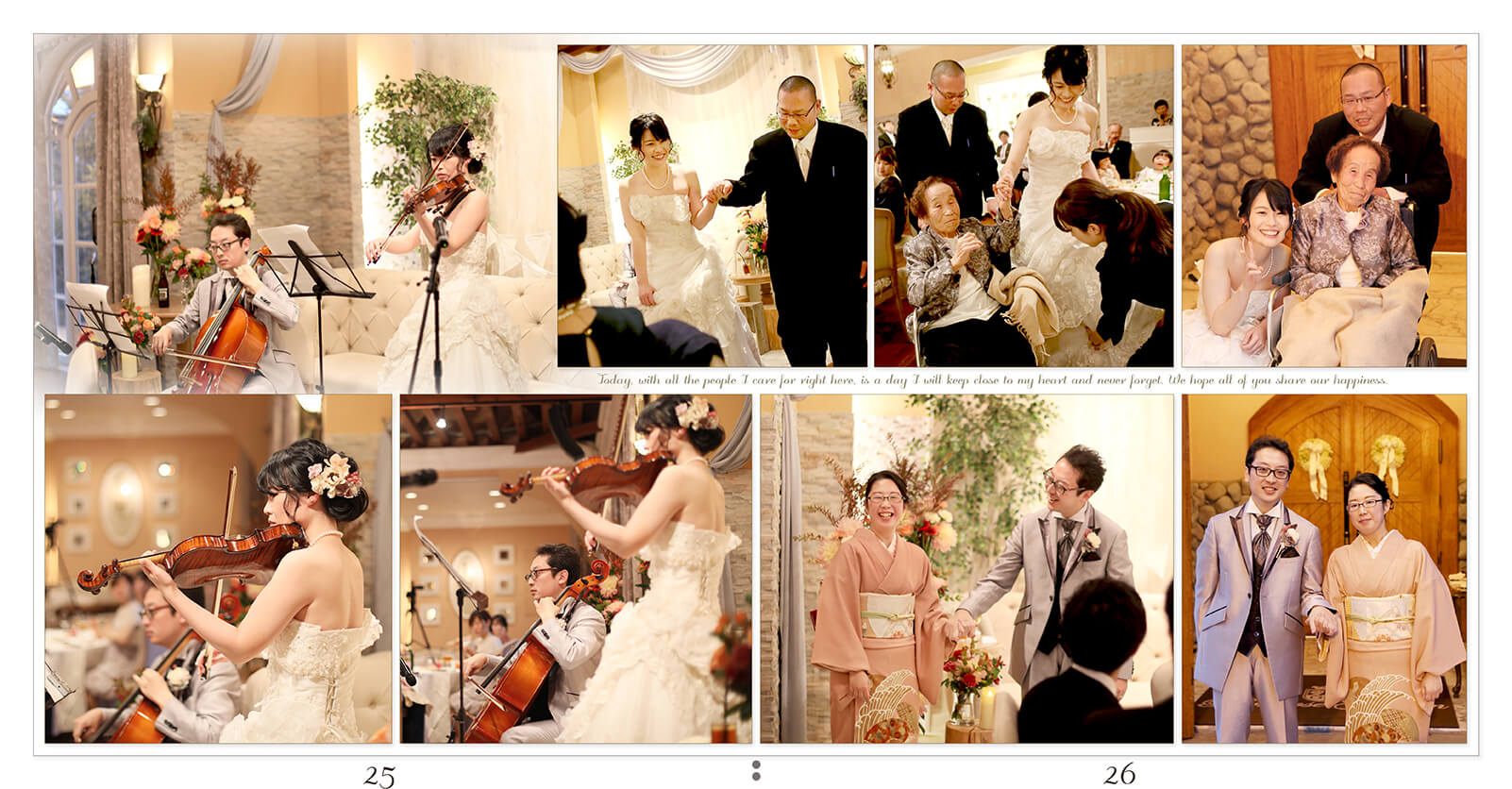 25～26ページ プリムローズガーデン 結婚式アルバム