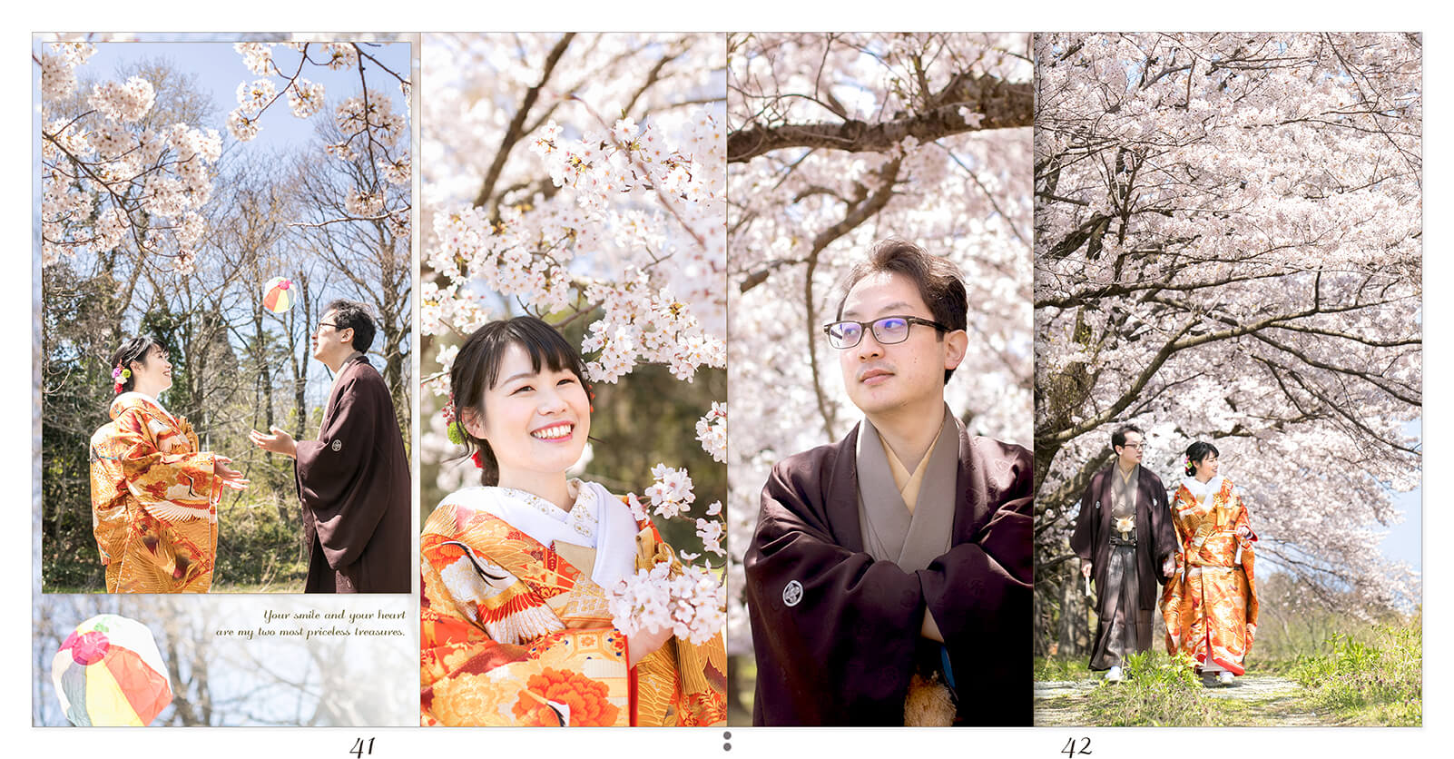41～42ページ 前撮りアルバム