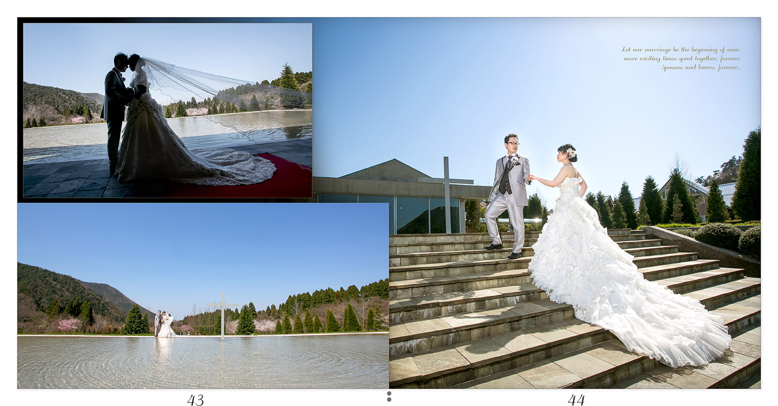 43～44ページ 前撮りアルバム