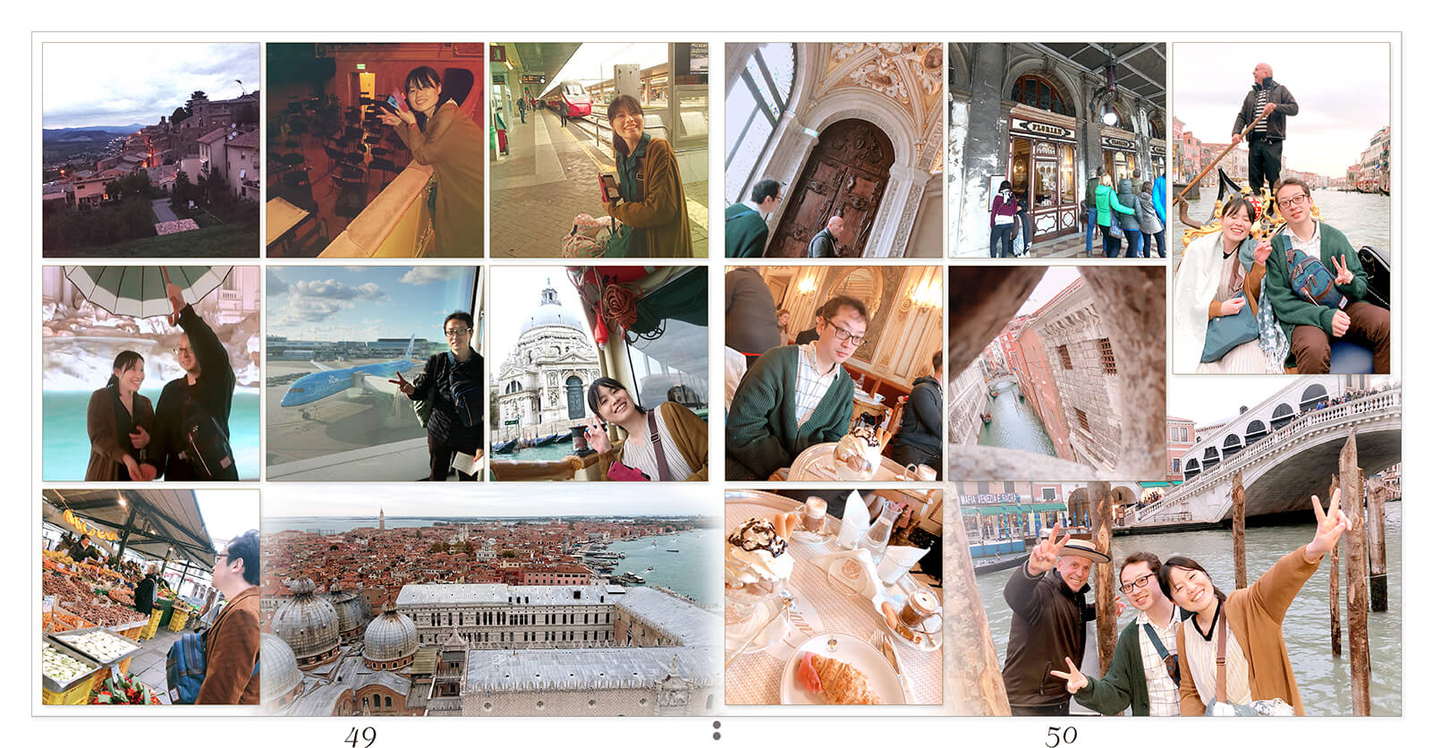 49～50ページ 新婚旅行 アルバム