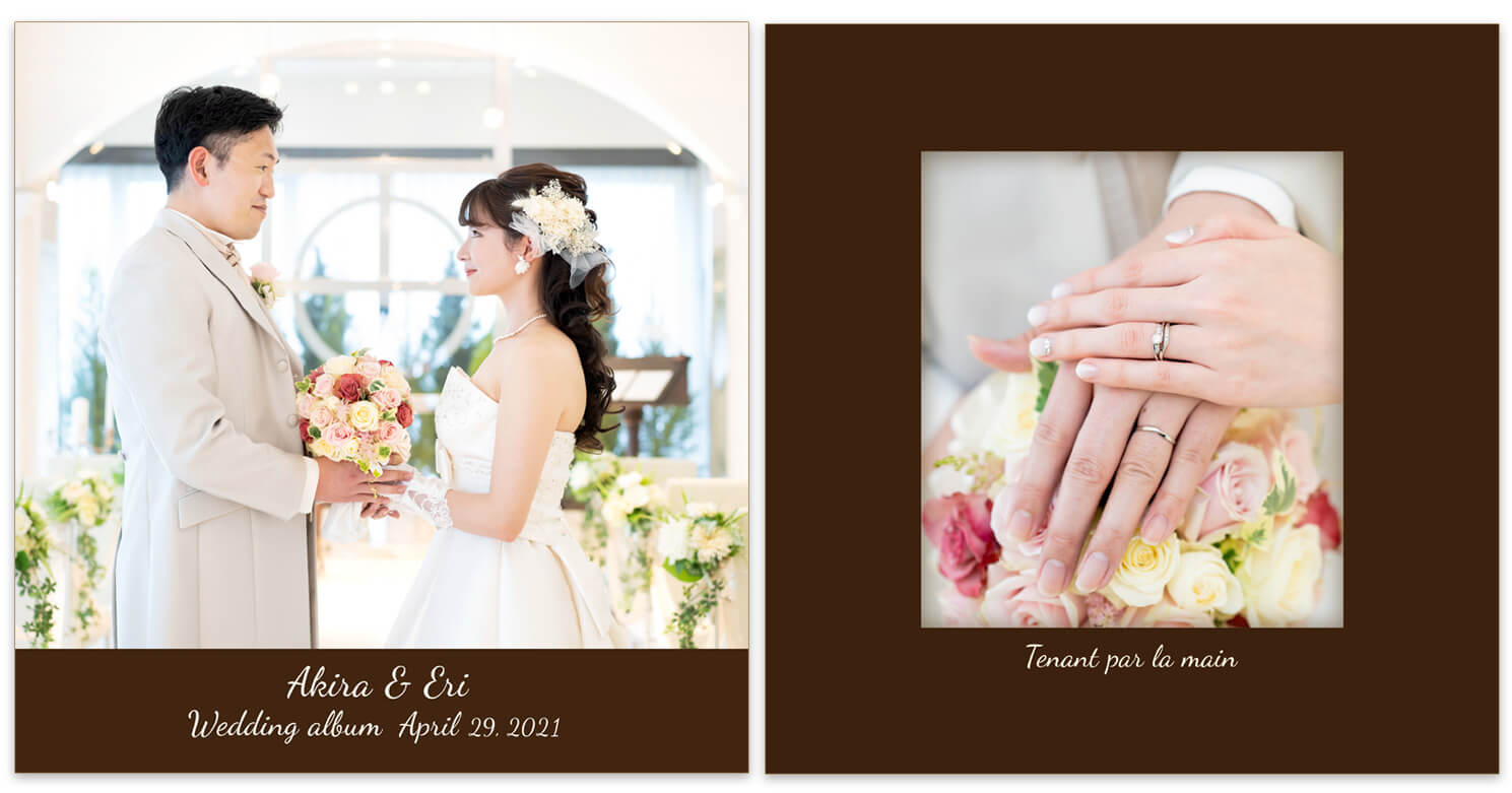 セレス立川 結婚式アルバム 表紙