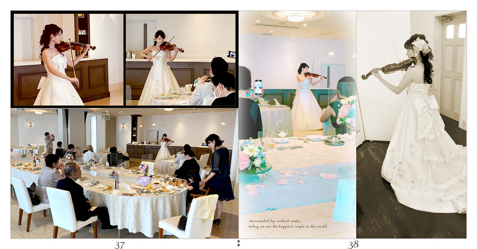 37～38ページ セレス立川 結婚式アルバム