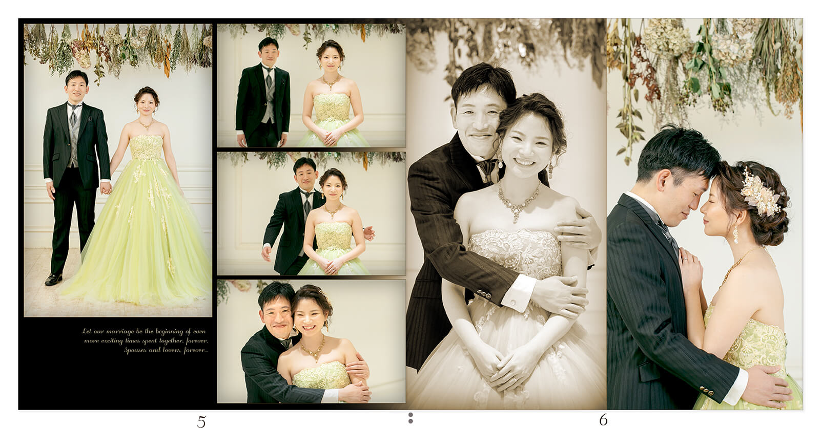 5～6ページ 前撮りアルバム