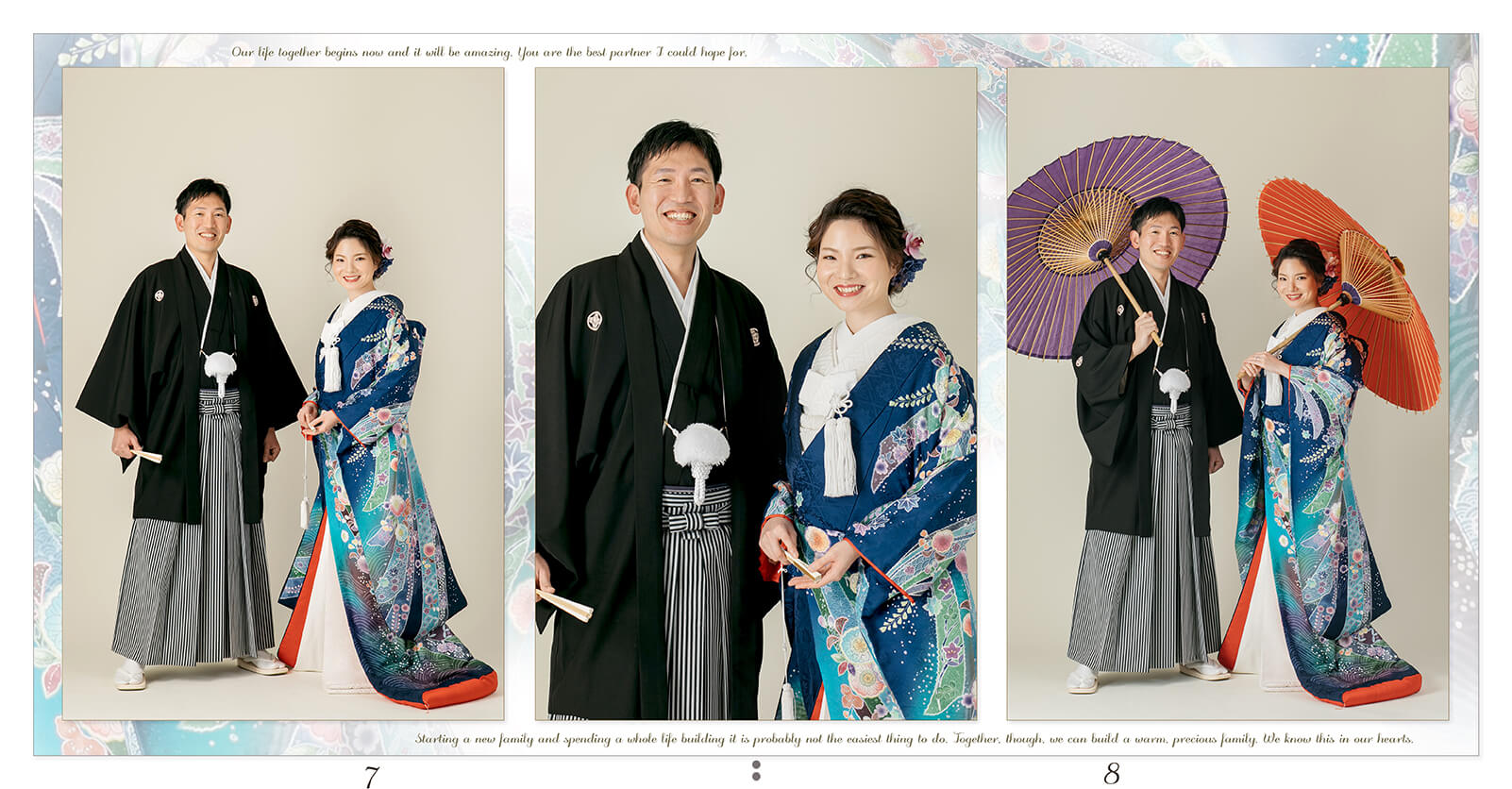 7～8ページ 前撮りアルバム