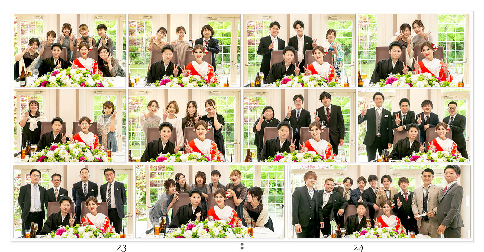 23～24ページ アールベルアンジェ三重 結婚式アルバム