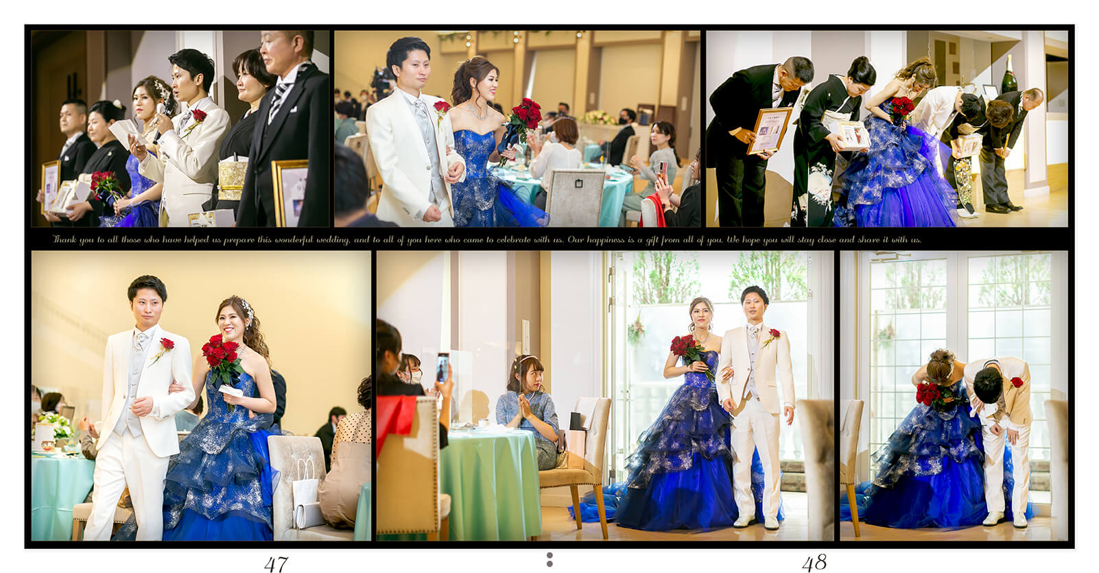 47～48ページ アールベルアンジェ三重 結婚式アルバム