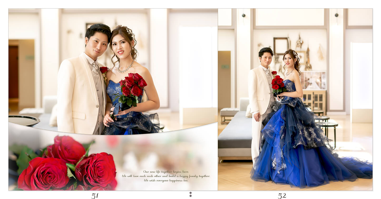 51～52ページ アールベルアンジェ三重 結婚式アルバム