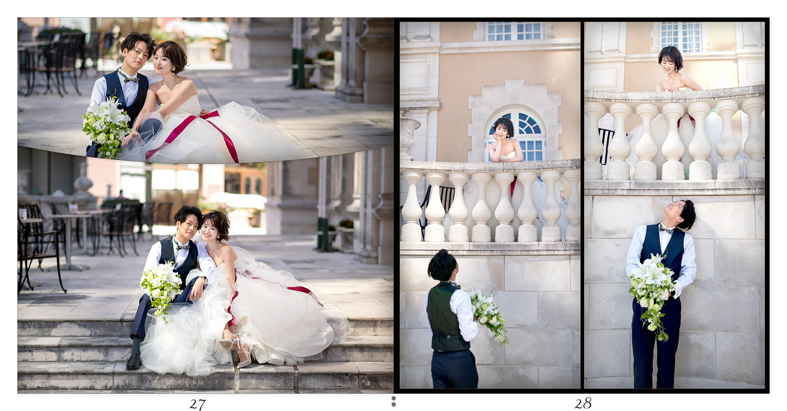 27～28ページ ジョエルロブション 結婚アルバム