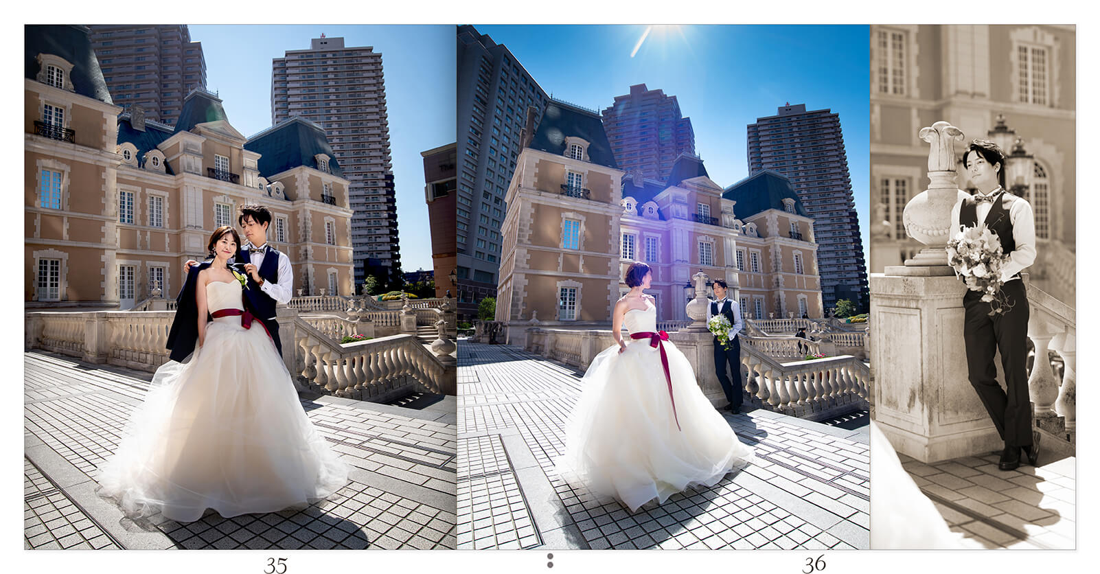 35～36ページ ジョエルロブション 結婚アルバム