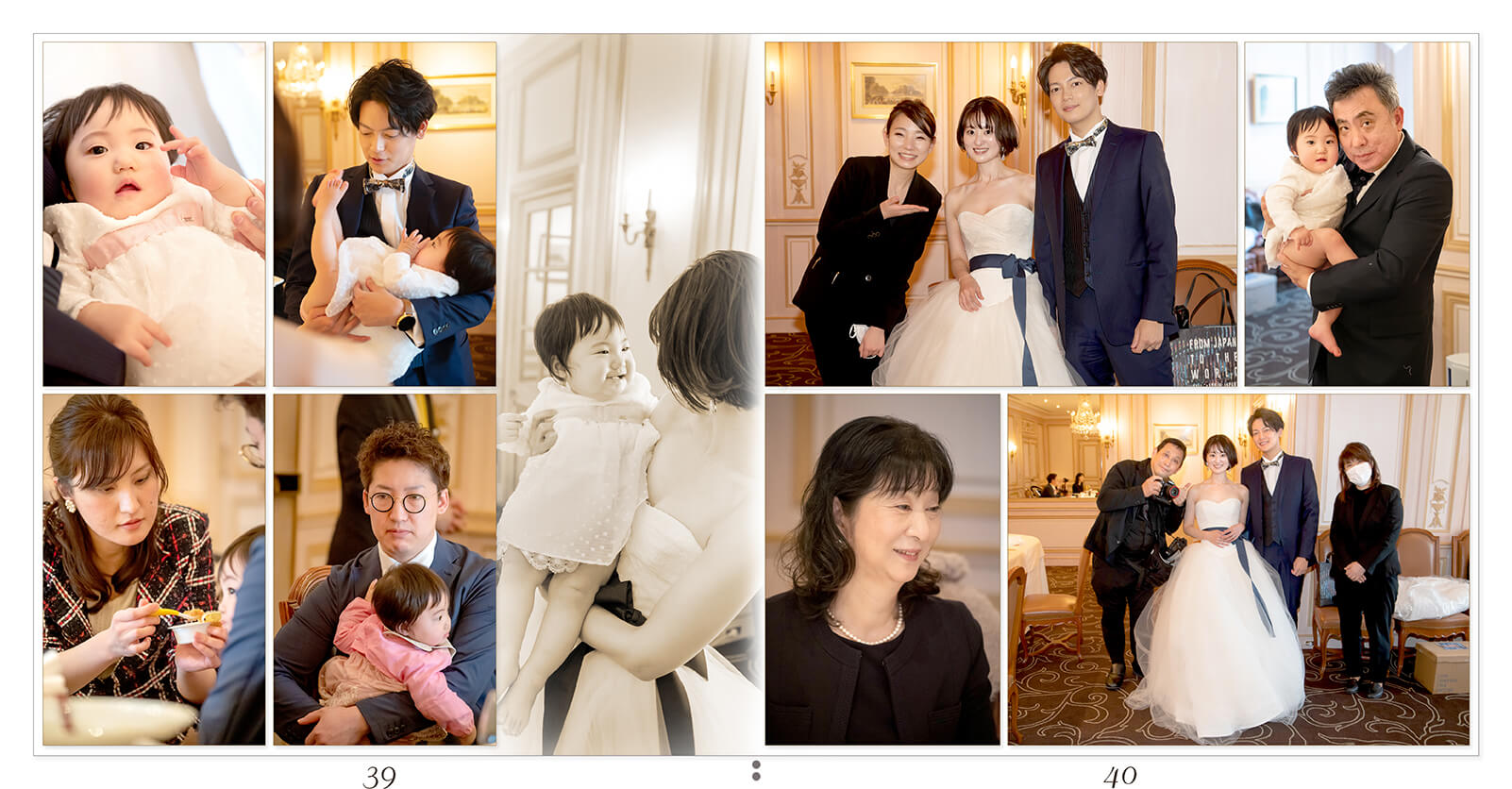 39～40ページ ジョエルロブション 結婚アルバム