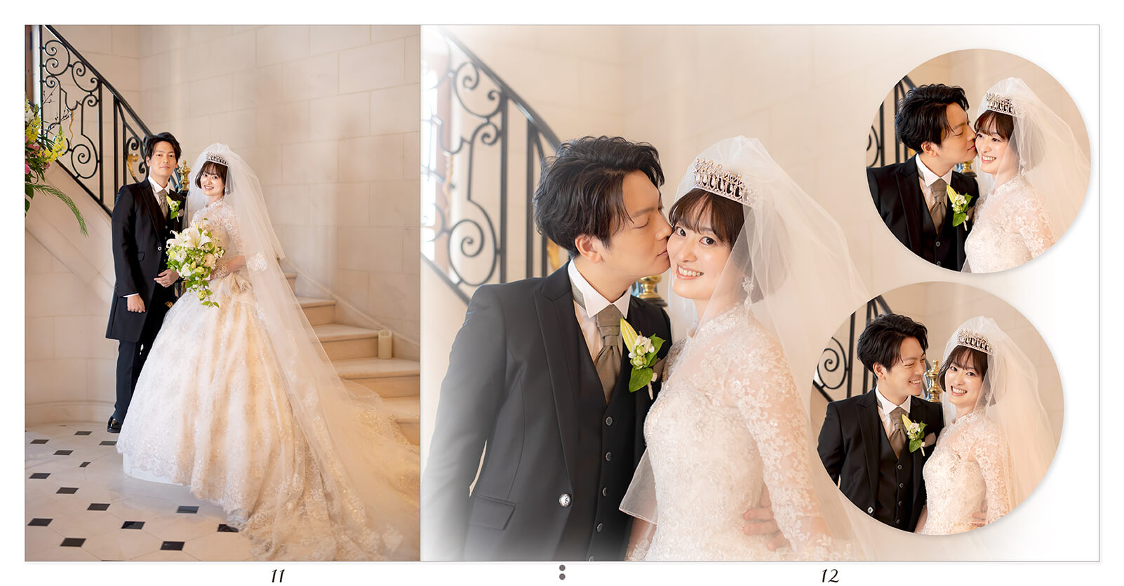11～12ページ ジョエルロブション 結婚アルバム