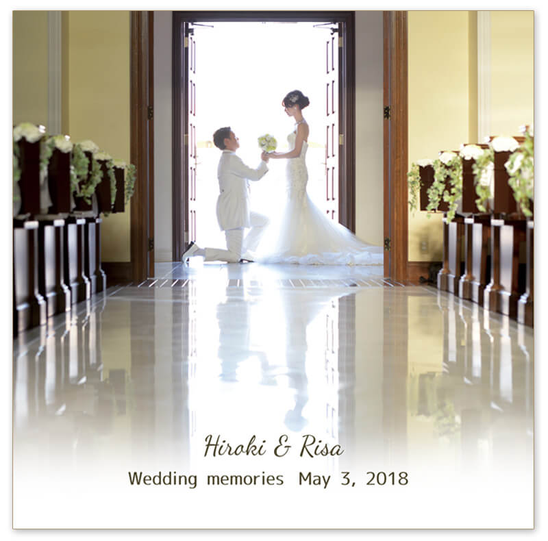 アニヴェルセル大宮 結婚式アルバム 表紙