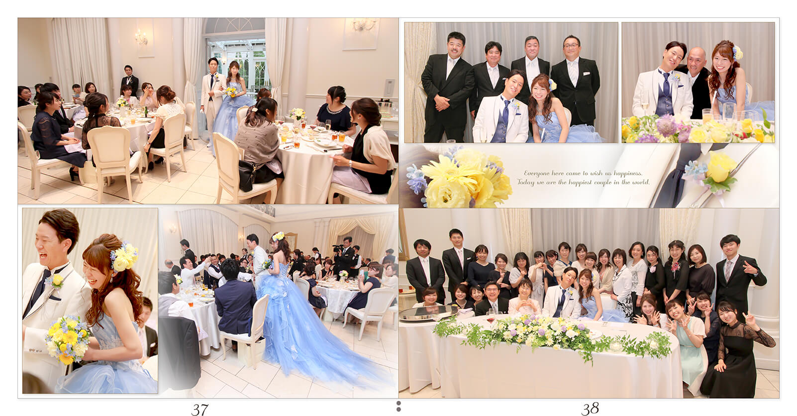 37～38ページ アニヴェルセル大宮 フランス館 結婚式アルバム