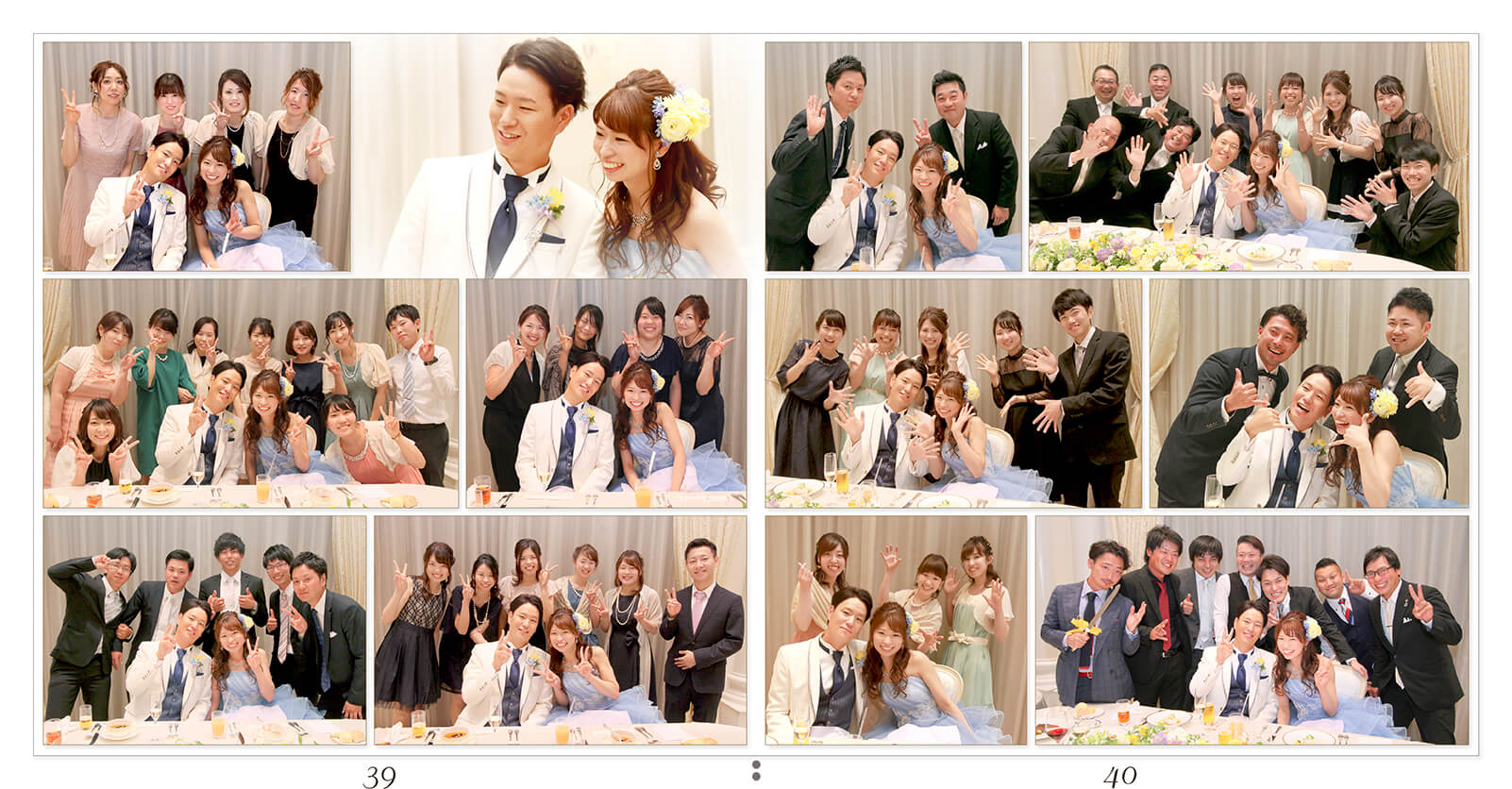 39～40ページ アニヴェルセル大宮 フランス館 結婚式アルバム