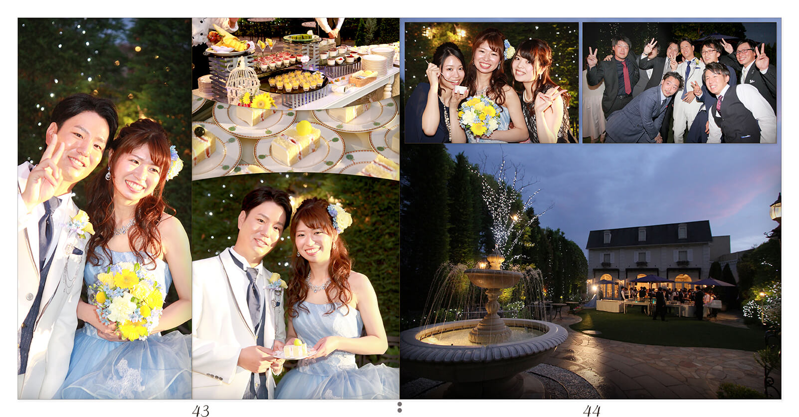 43～44ページ アニヴェルセル大宮 フランス館 結婚式アルバム