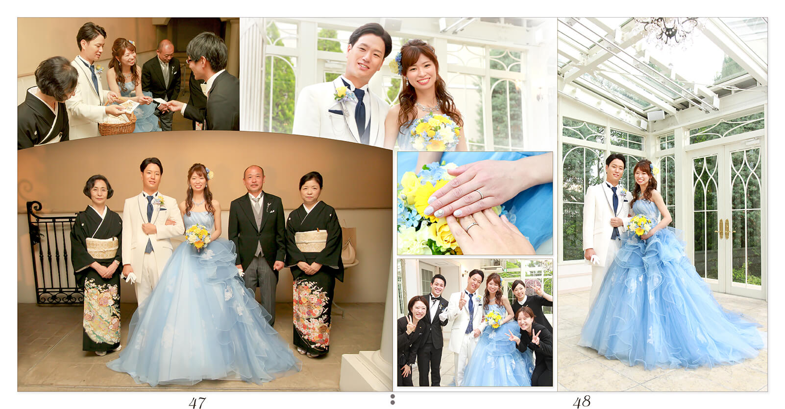 47～48ページ アニヴェルセル大宮 フランス館 結婚式アルバム