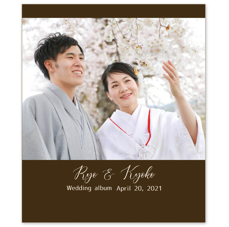 コニストンガーデン 結婚式アルバム 表紙