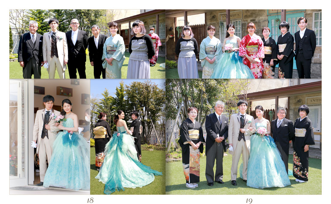 19～20ページ コニストンガーデン 結婚式アルバム