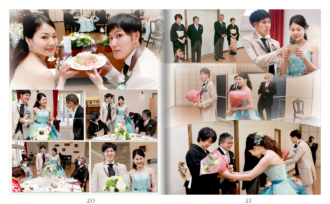 21～22ページ コニストンガーデン 結婚式アルバム