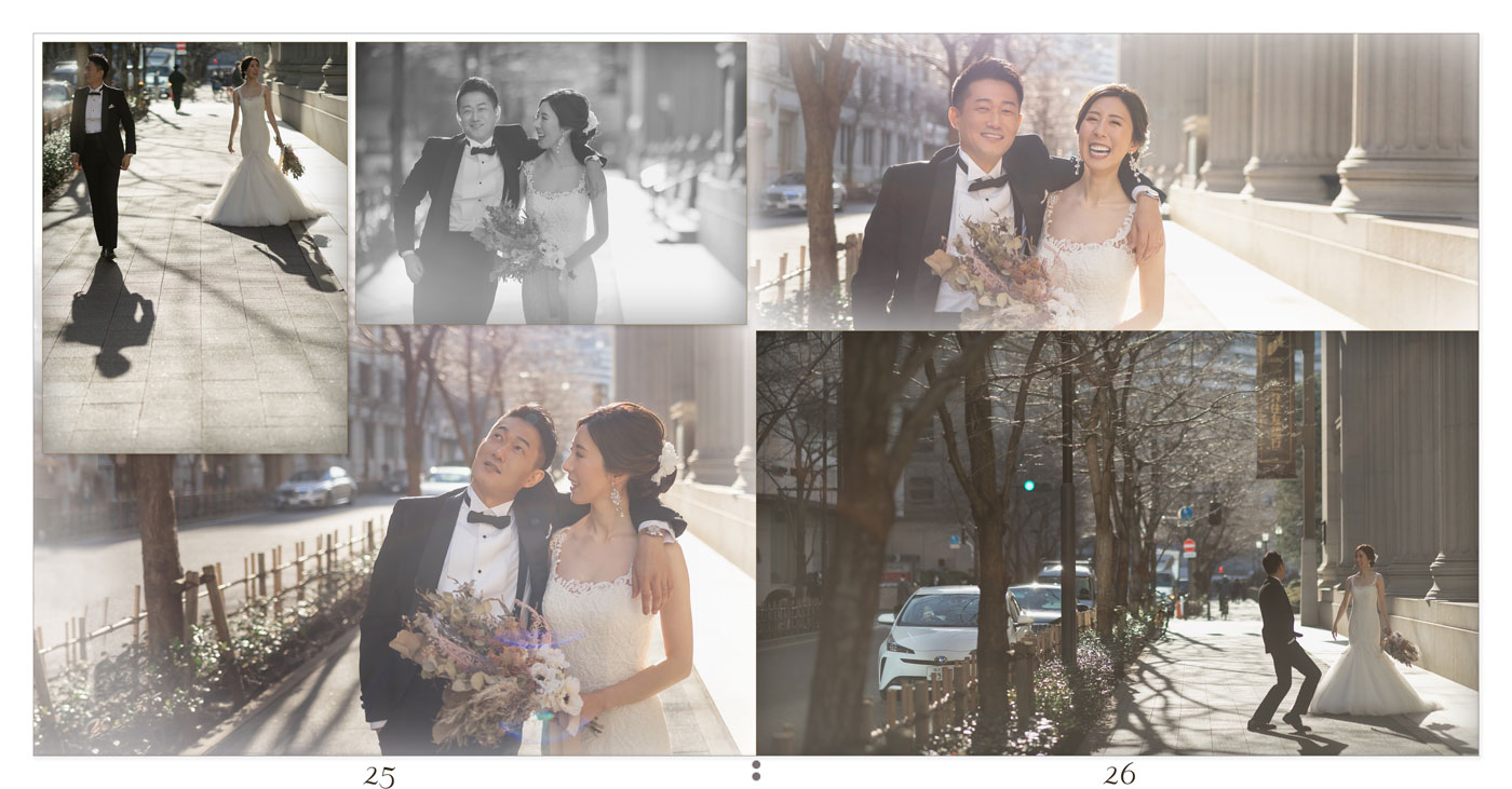 25～26ページ 東京駅 フォトウエディングアルバム