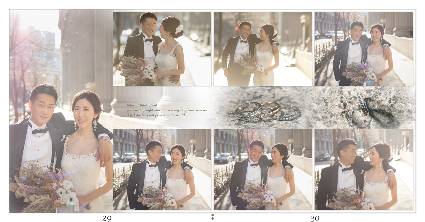29～30ページ 東京駅 フォトウエディングアルバム