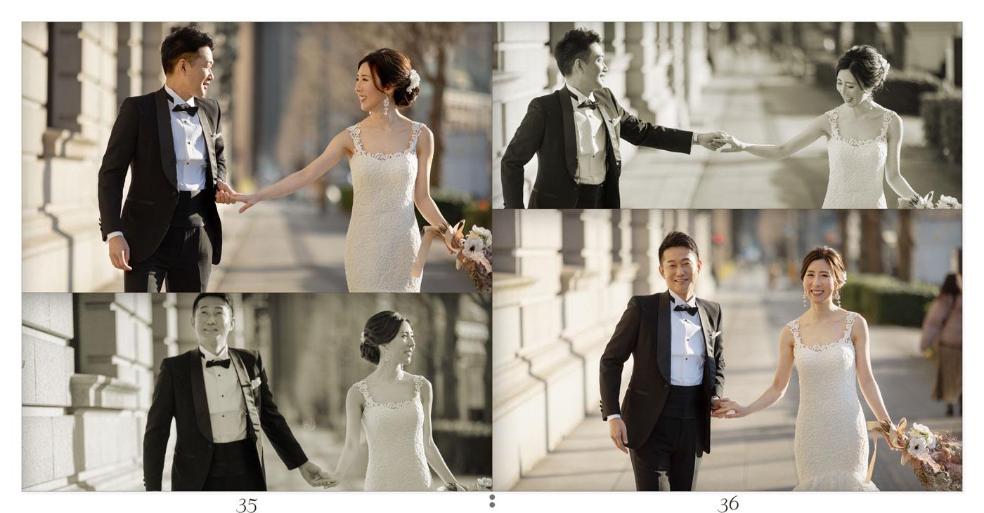 35～36ページ 東京駅 フォトウエディングアルバム