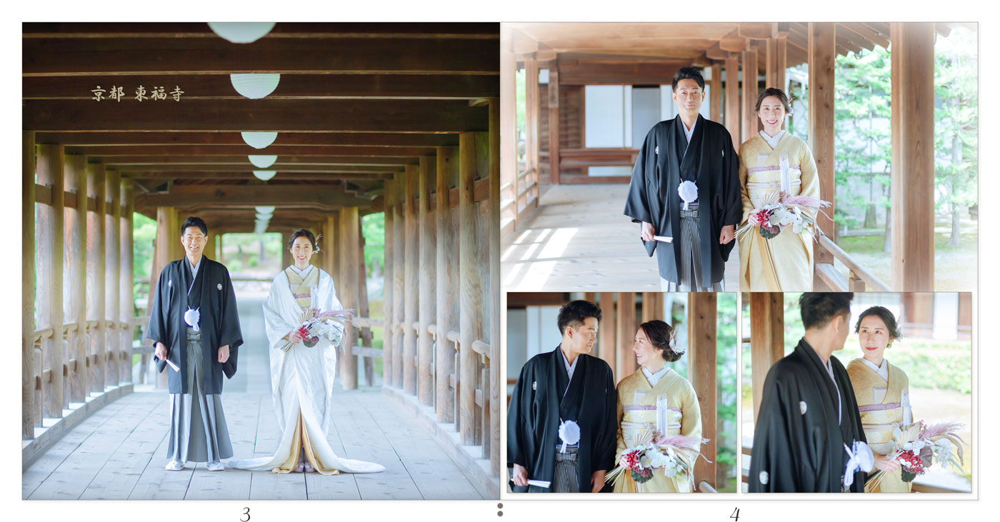 3～4ページ 東福寺 フォトウエディングアルバム