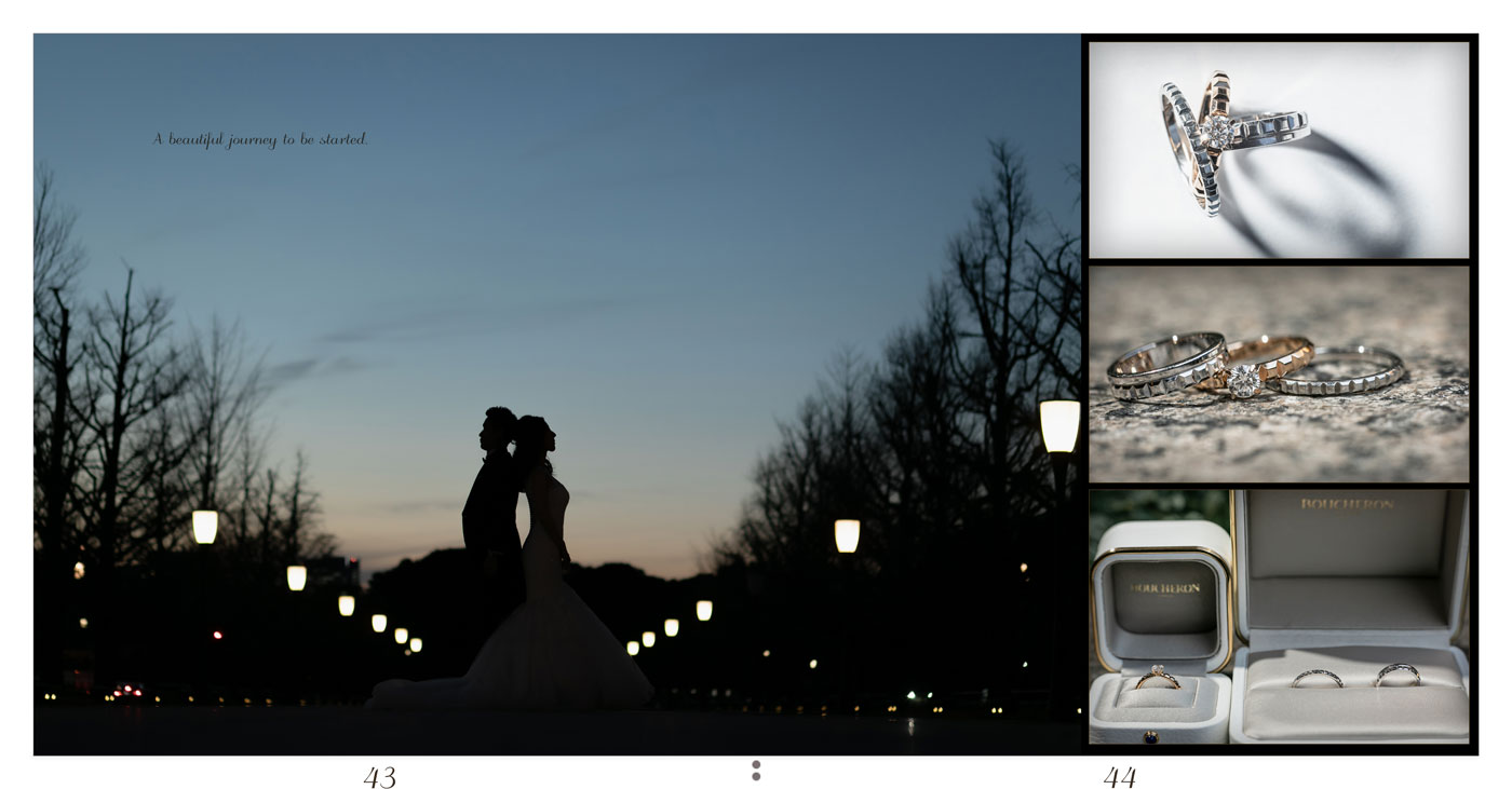 43～44ページ 東京駅 フォトウエディングアルバム