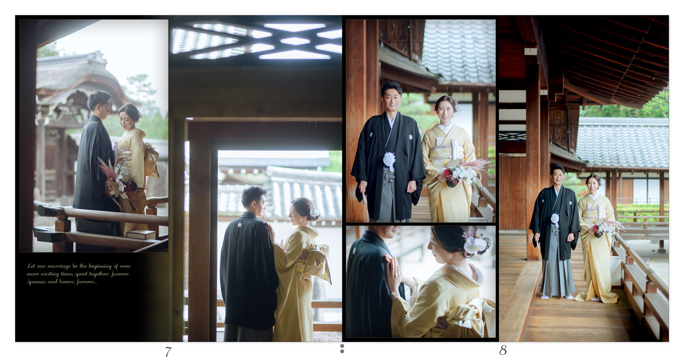 7～8ページ 東福寺 フォトウエディングアルバム
