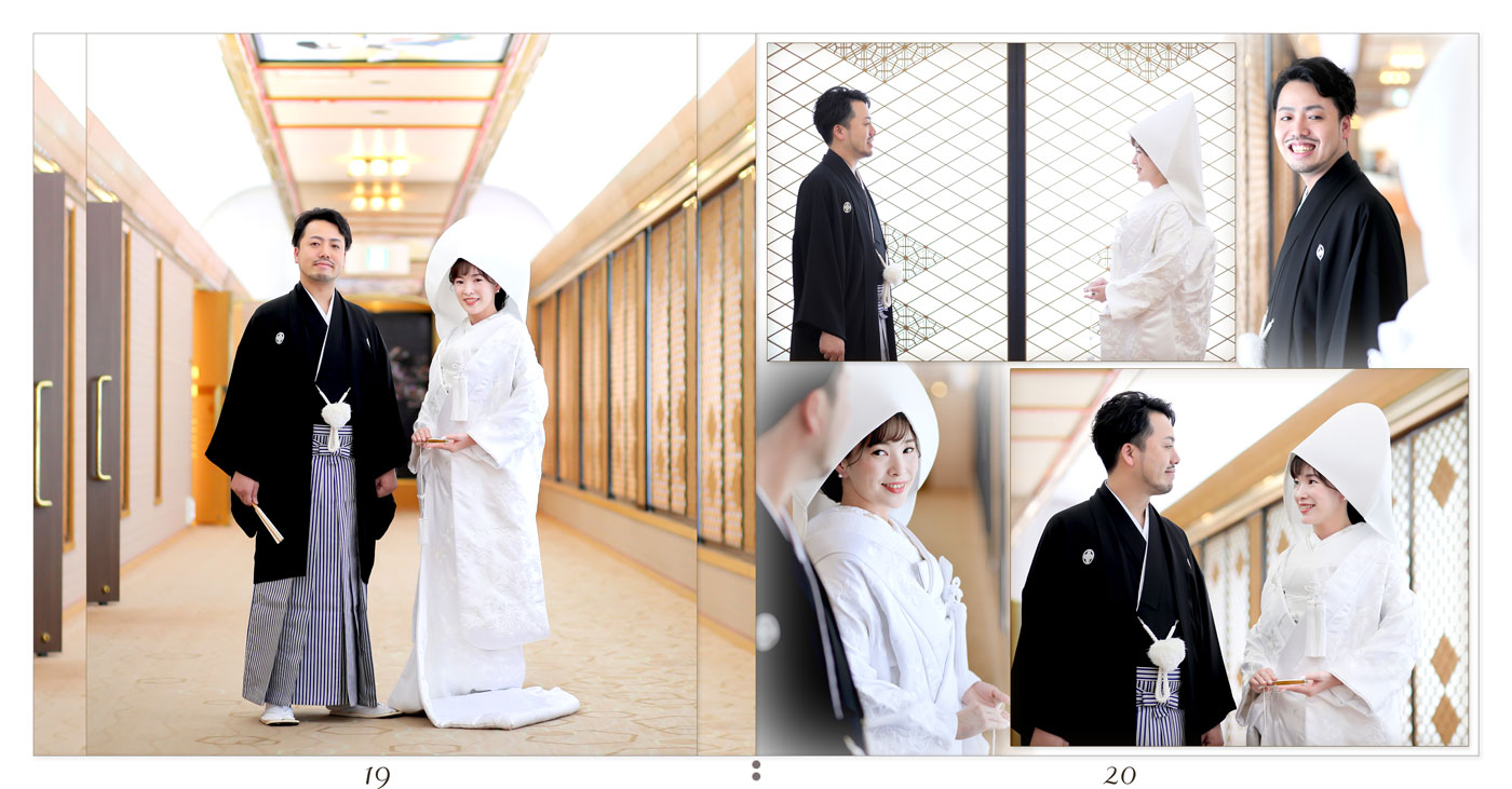 19～20ページ 雅叙園 結婚式アルバム