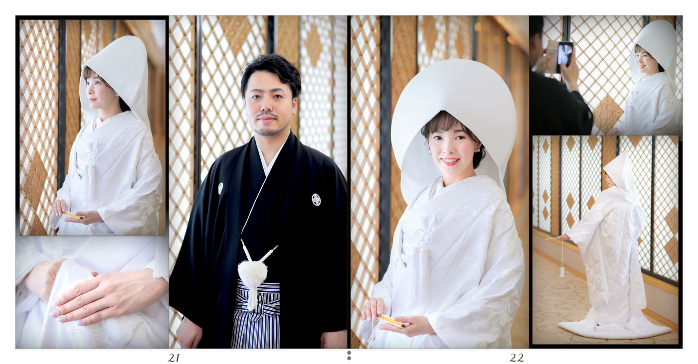 21～22ページ 雅叙園 結婚式アルバム