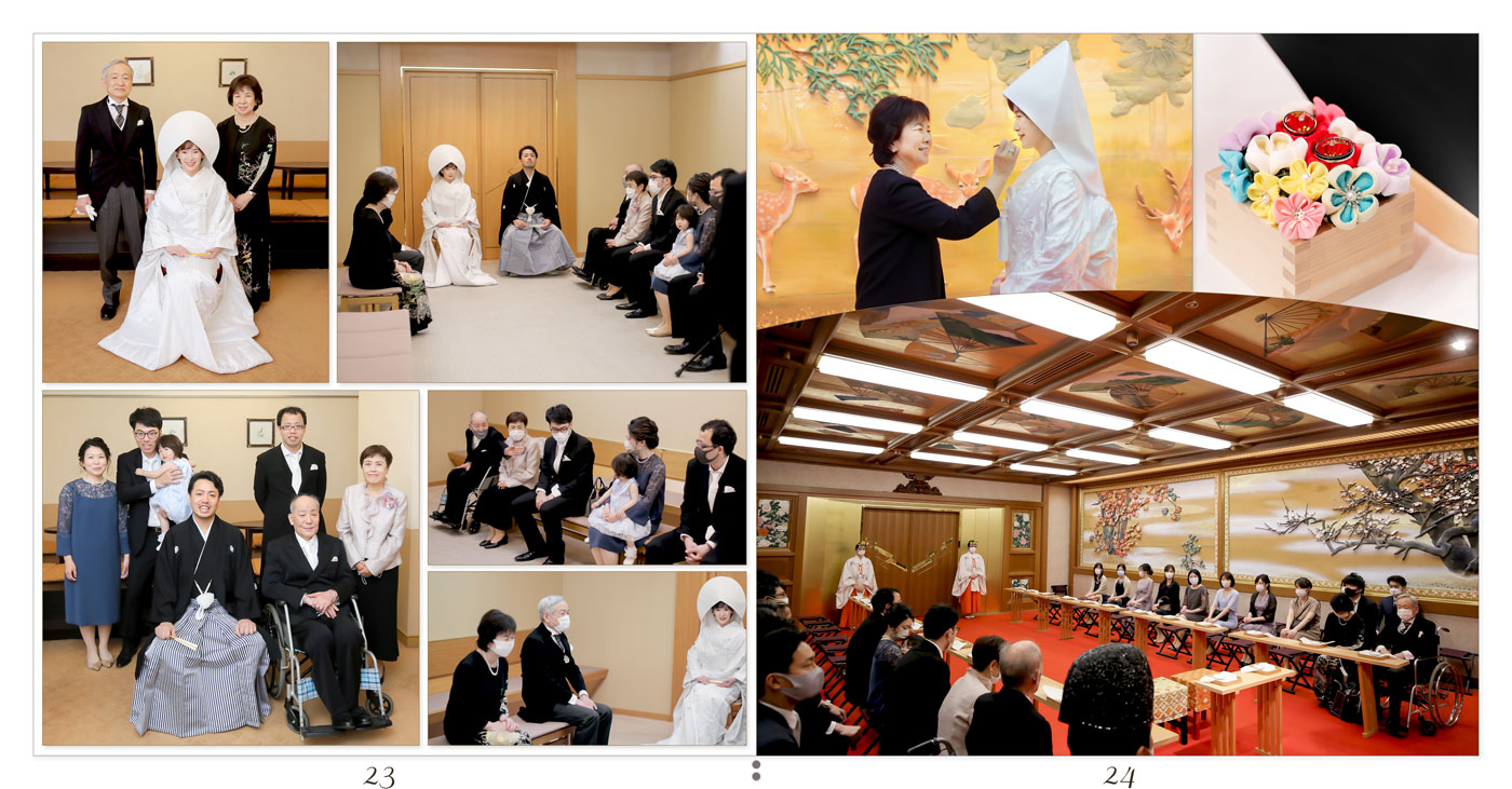 23～24ページ 雅叙園 結婚式アルバム