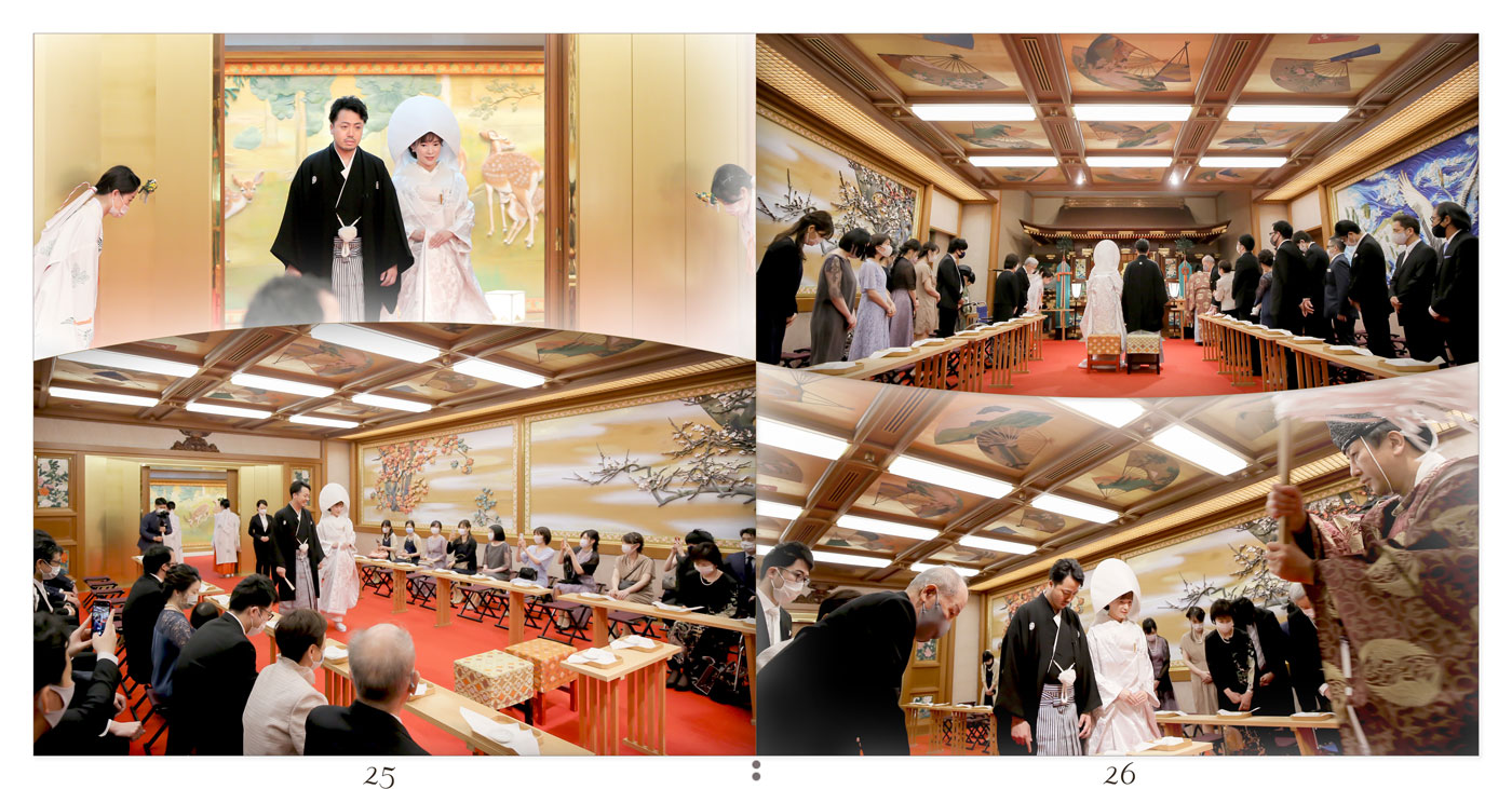 25～26ページ 雅叙園 結婚式アルバム