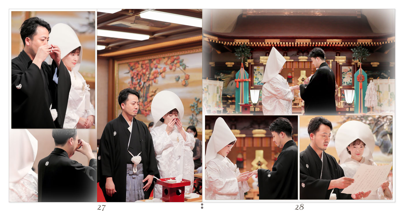 27～28ページ 雅叙園 結婚式アルバム
