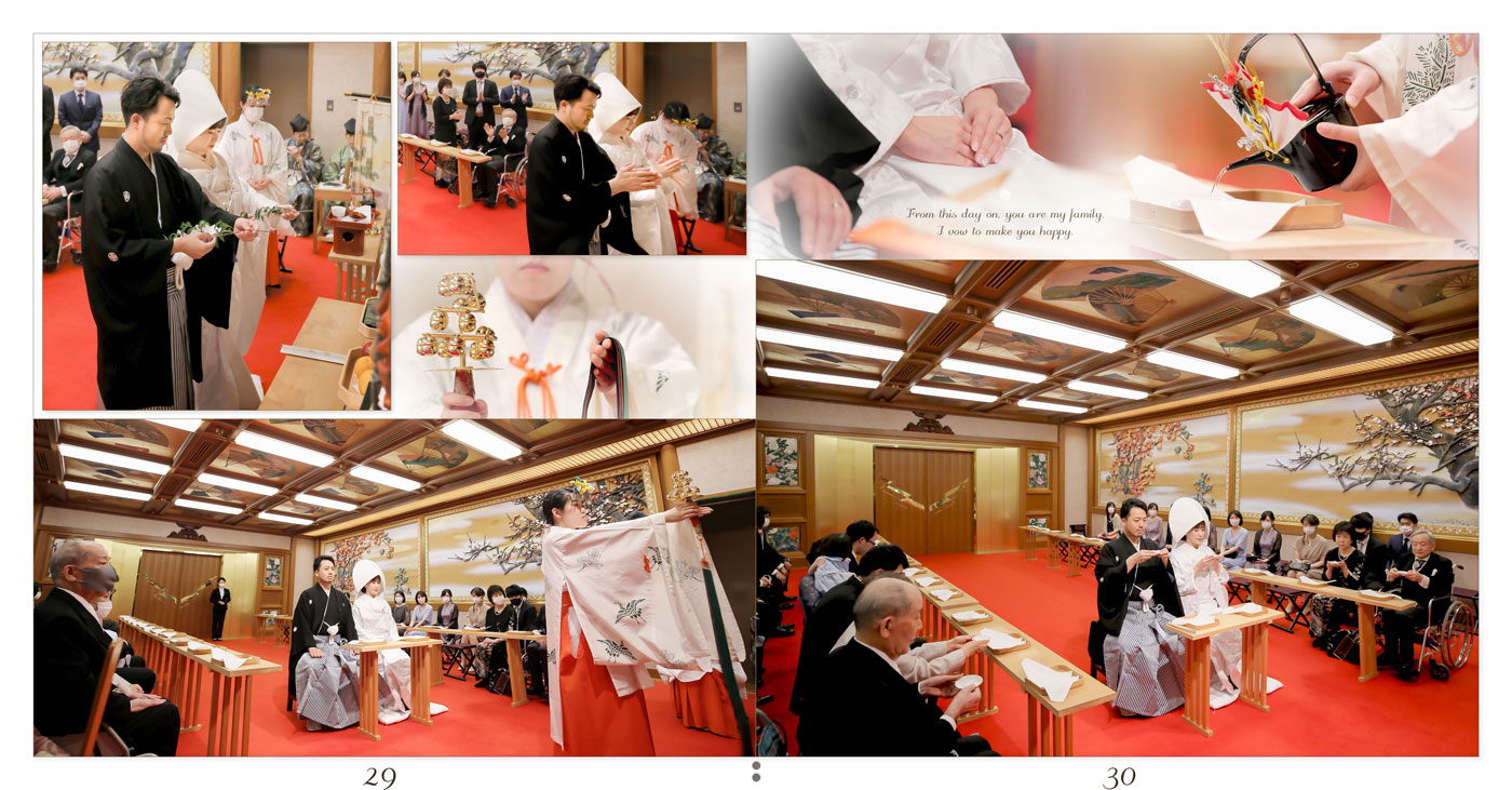 29～30ページ 雅叙園 結婚式アルバム