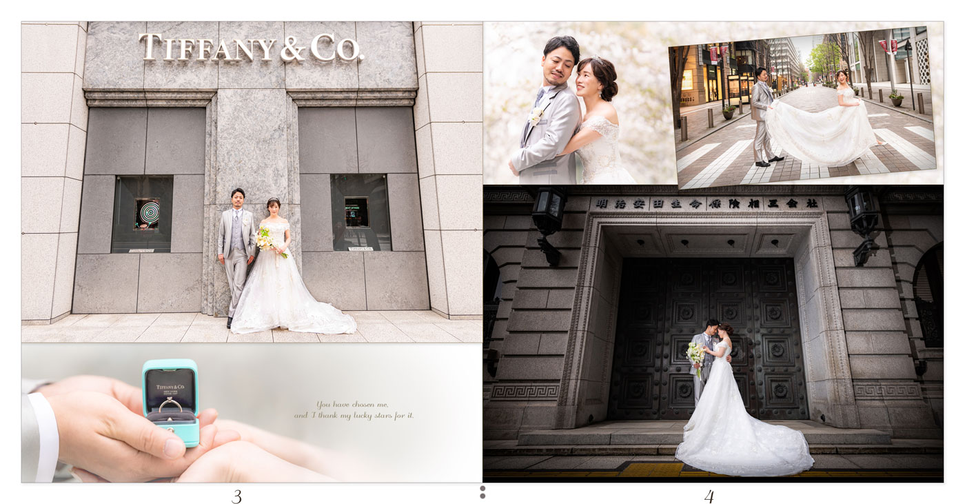 3～4ページ 東京駅 前撮りアルバム