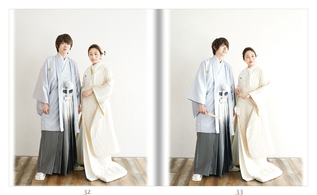33～34ページ 和装 結婚アルバム