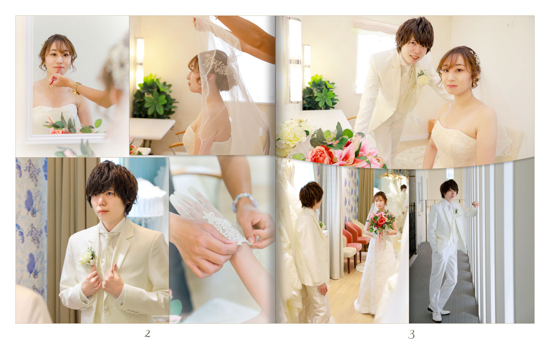 3～4ページ 沖縄コーラルチェペル 結婚式アルバム