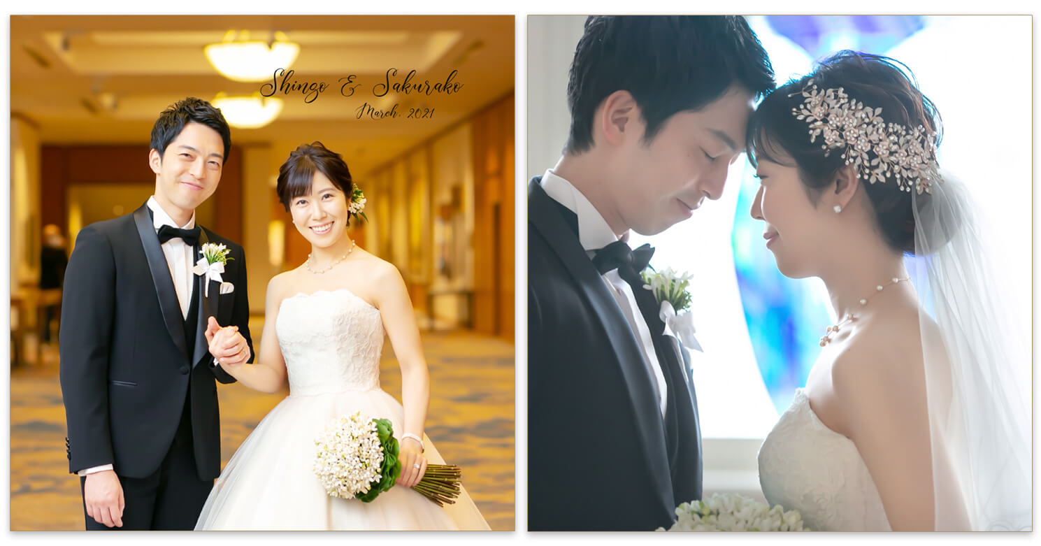 名古屋マリオットアソシアホテル 結婚アルバム 表紙