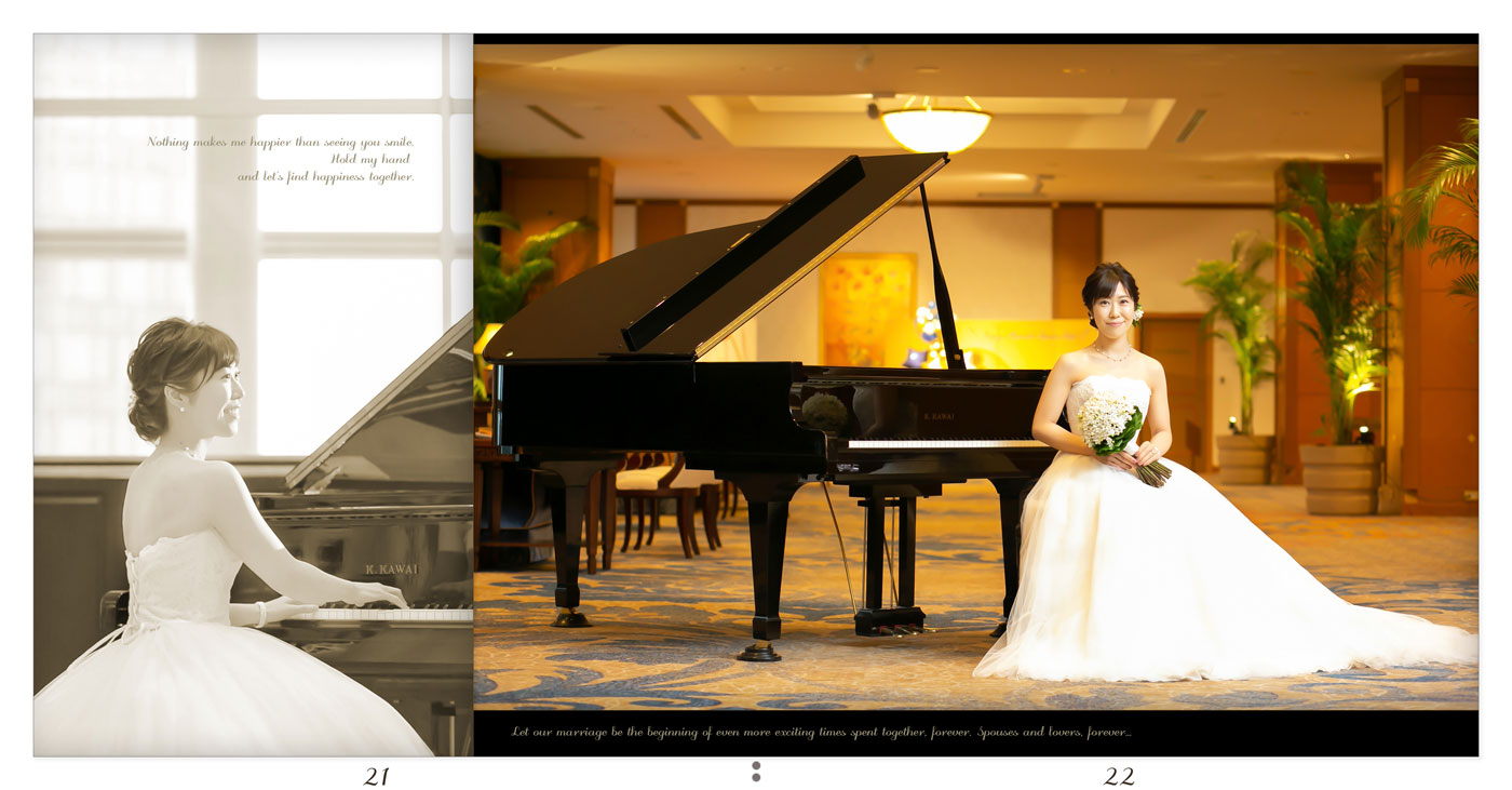 21～22ページ 名古屋マリオットアソシアホテル 結婚アルバム