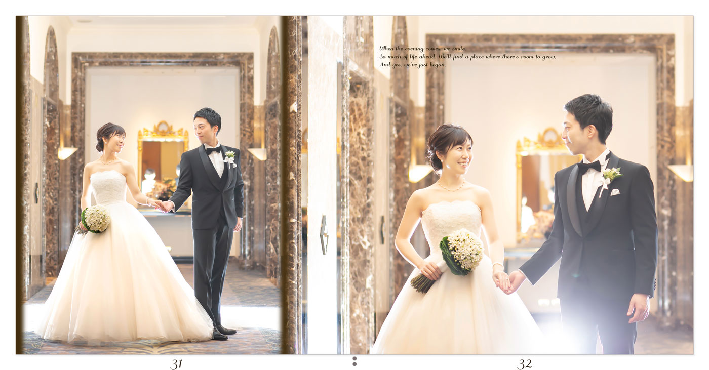 31～32ページ 名古屋マリオットアソシアホテル 結婚アルバム