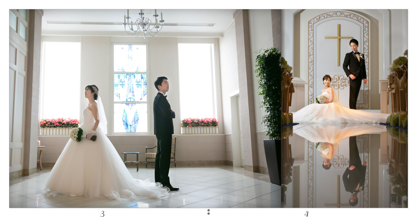 3～4ページ 名古屋マリオットアソシアホテル 結婚アルバム