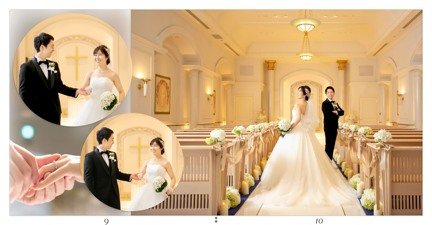 9～10ページ 名古屋マリオットアソシアホテル 結婚アルバム