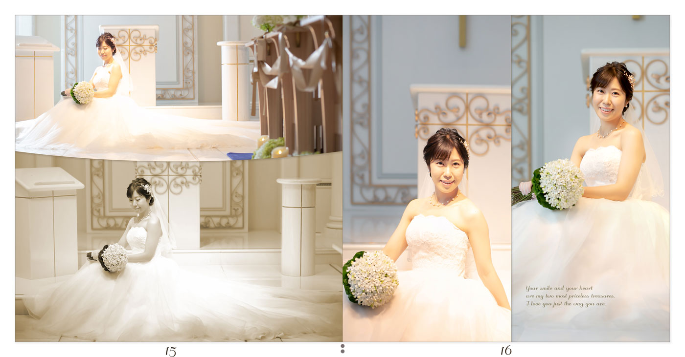 15～16ページ 名古屋マリオットアソシアホテル 結婚アルバム