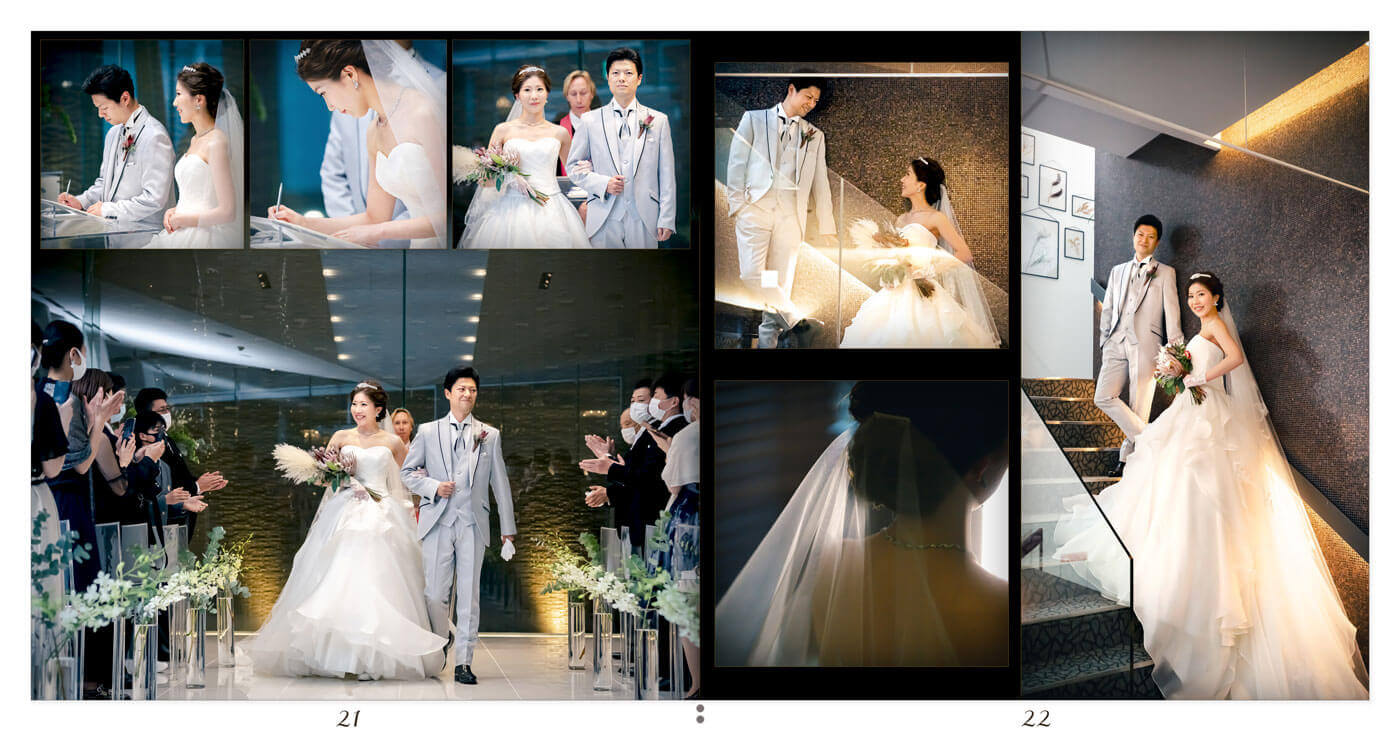 21～22ページ 広島モノリス 結婚式アルバム