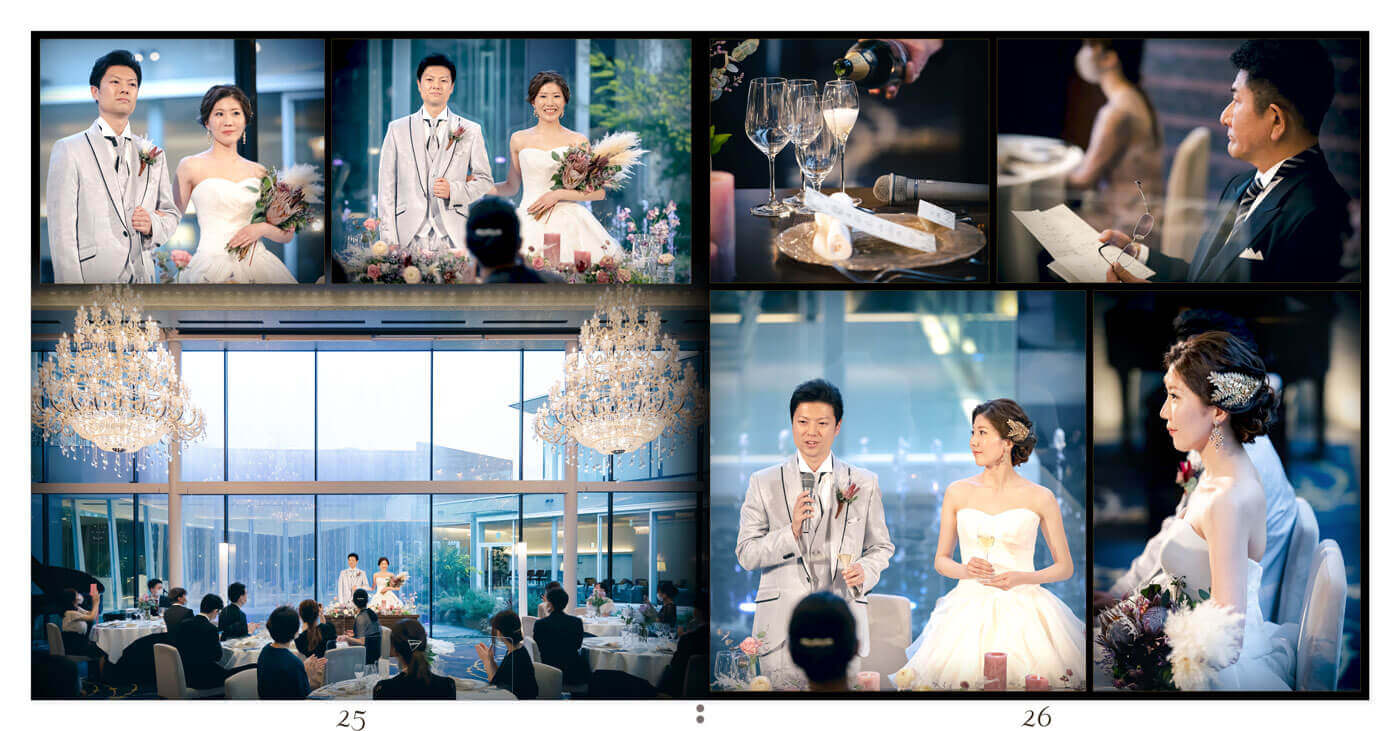 25～26ページ 広島モノリス 結婚式アルバム