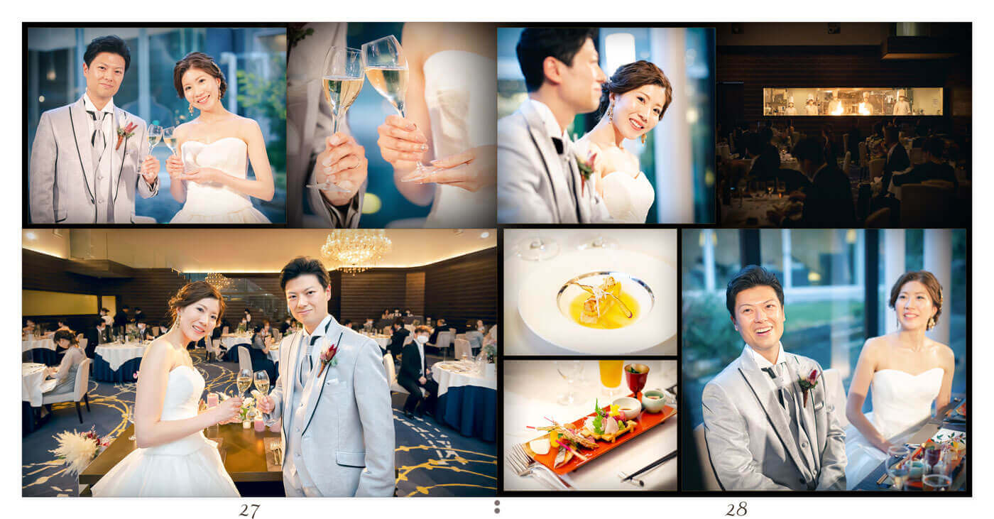 27～28ページ 広島モノリス 結婚式アルバム