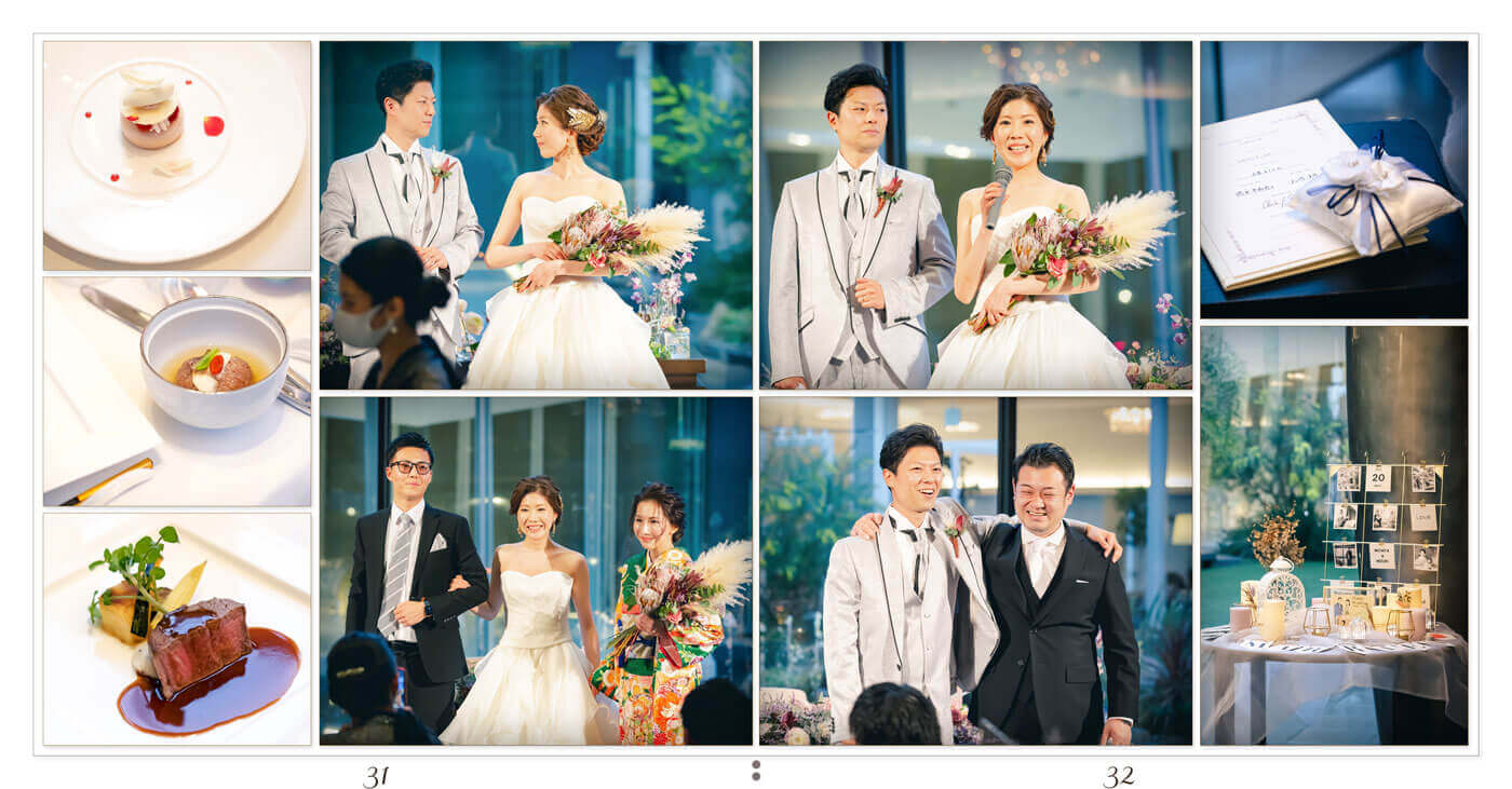 31～32ページ 広島モノリス 結婚式アルバム