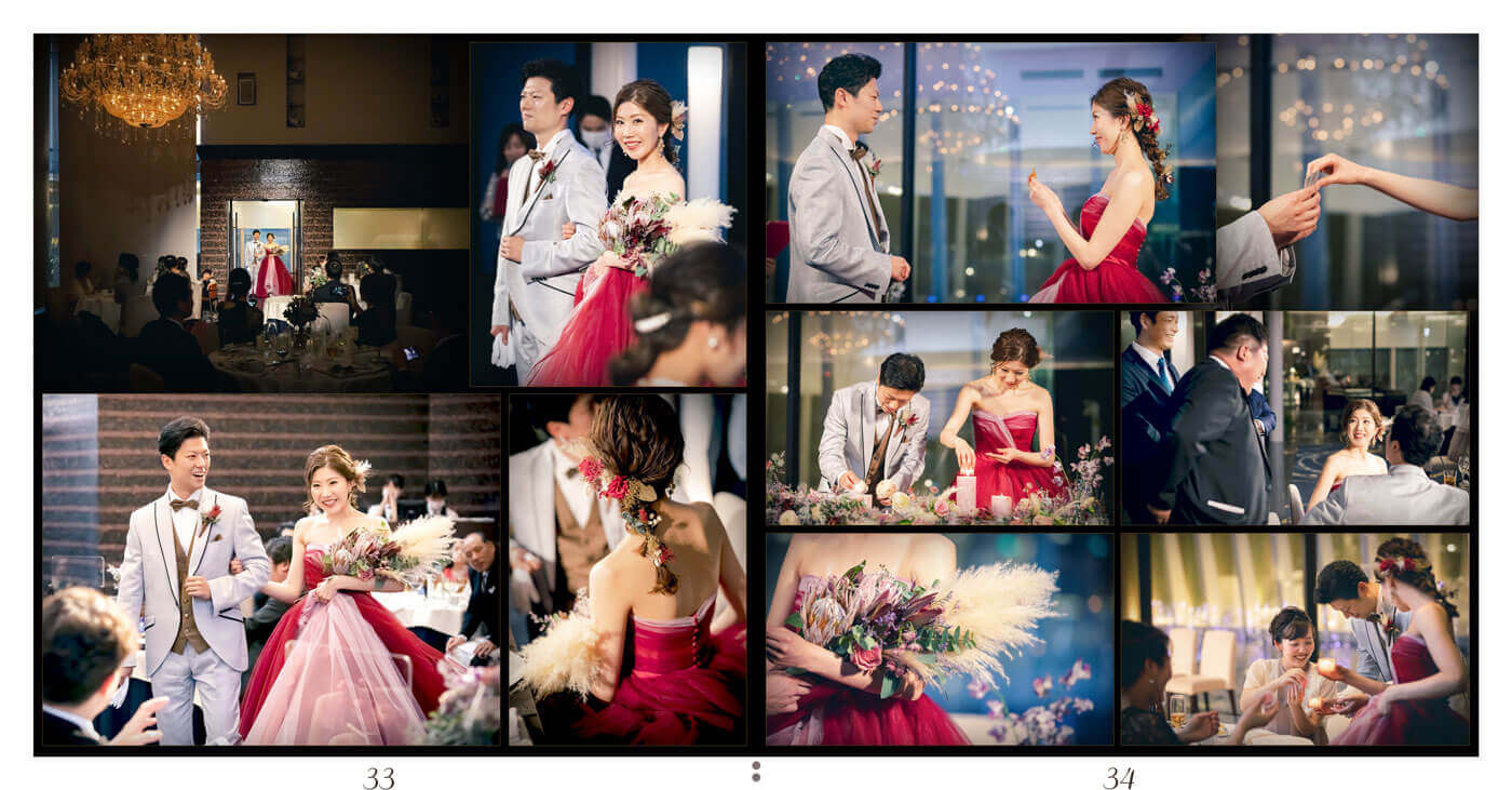 33～34ページ 広島モノリス 結婚式アルバム